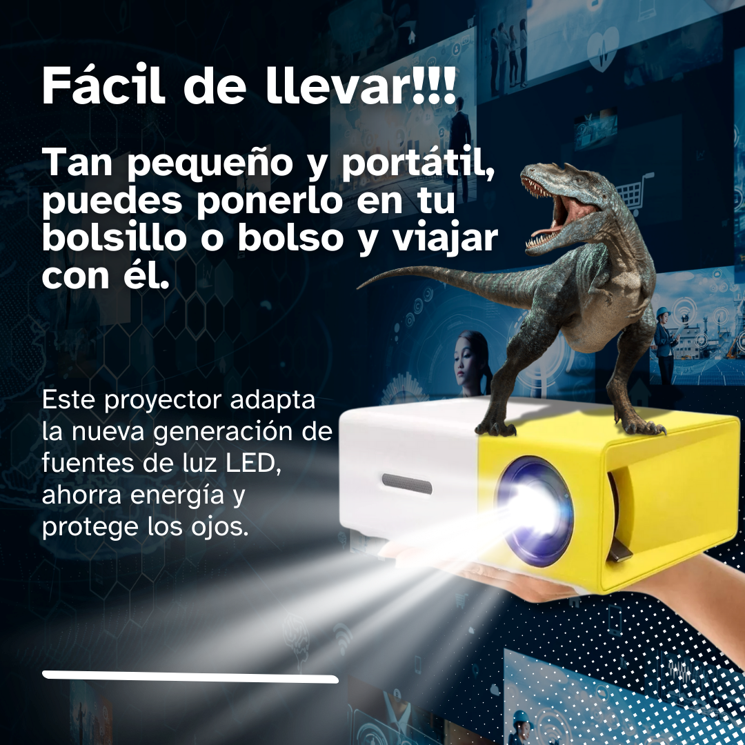 Mini proyector portátil Lumivision™